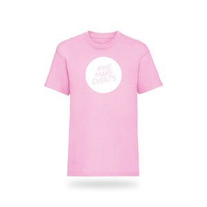 #we make events kids t-shirt - pink