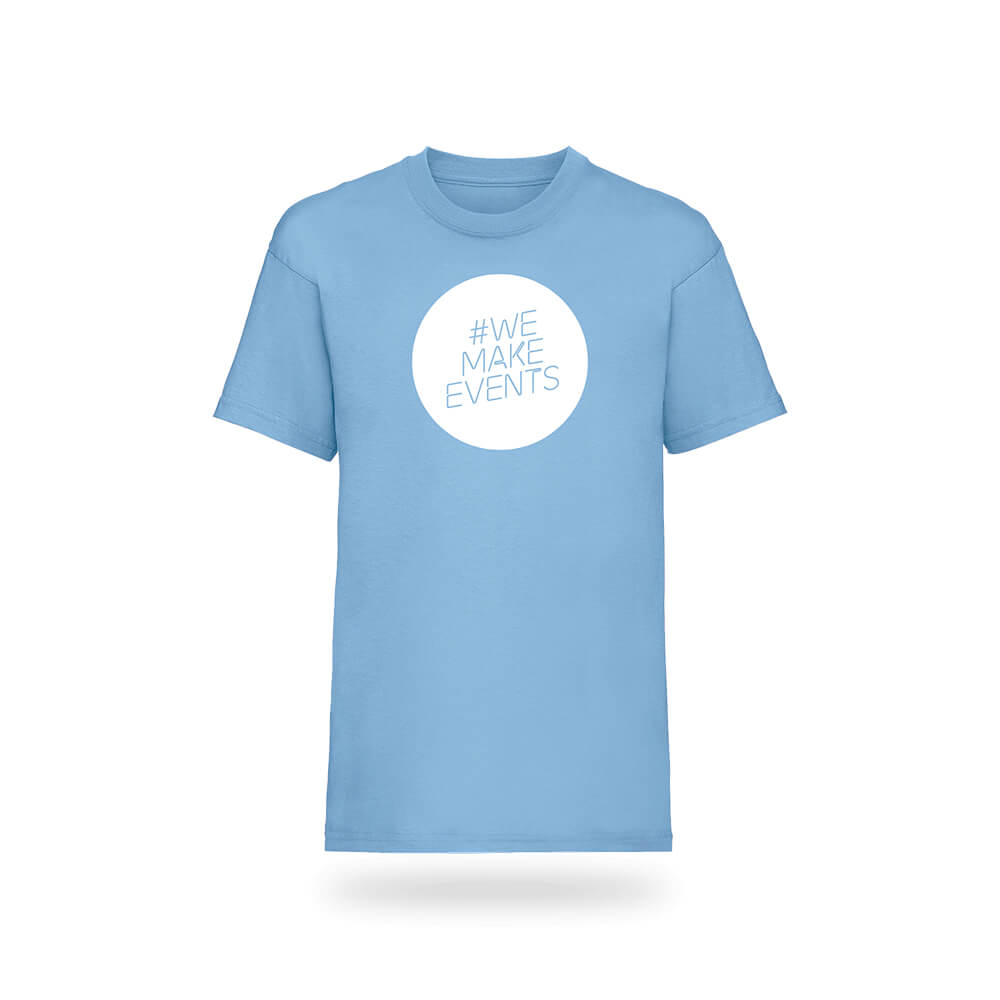 #we make events kids t-shirt - blue