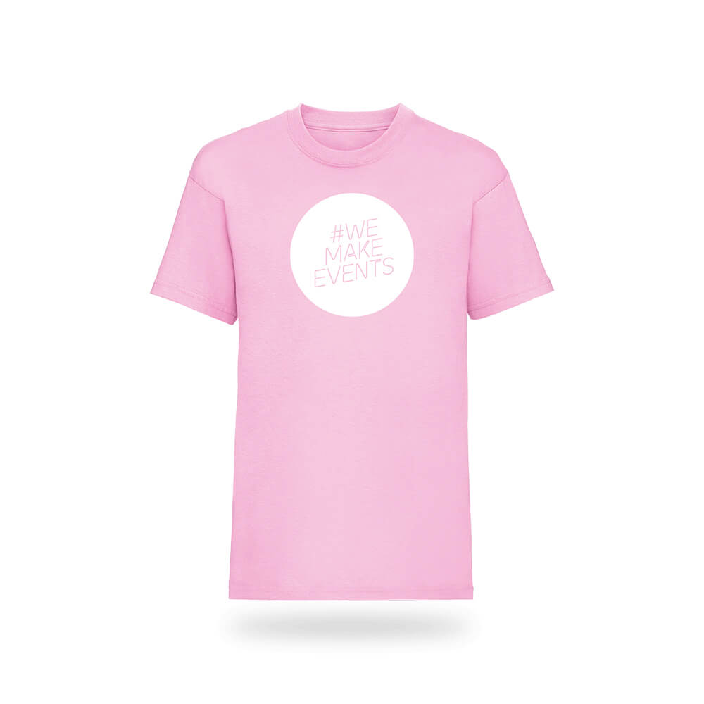 #we make events kids t-shirt - pink