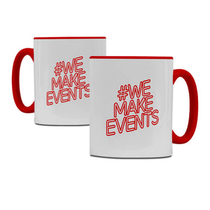 #we make events ceramic mug