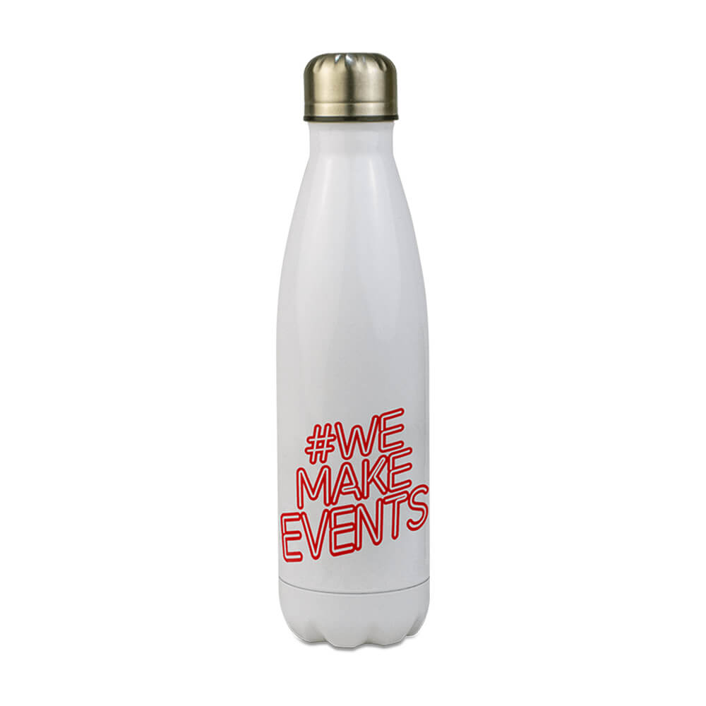 #we make events water bottle